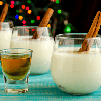 Egg Nog with a shot