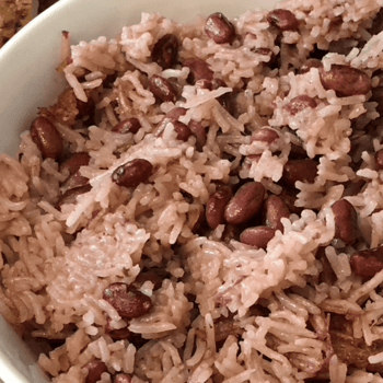 Food Traditions - Marcea Cazel - rice & peas_Instagram