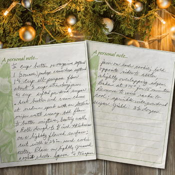 Food Traditions - Melissa McFarland - Grandmas handwritten receipe_Instagram